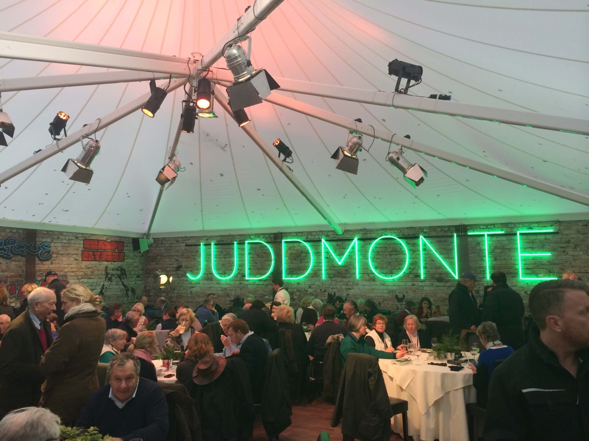 Great use of the structure wall in the Juddmonte structure scaled