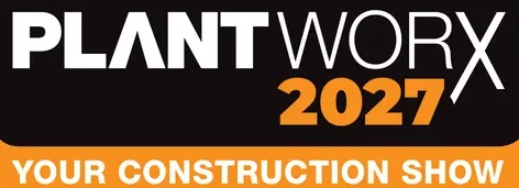 Plantworx 2027 logo, your construction show.