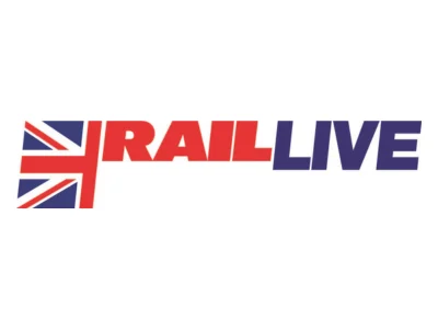 Rail Live logo featuring the Union Jack flag.